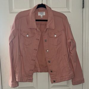Time and Tru Women's Blush Jean Jacket